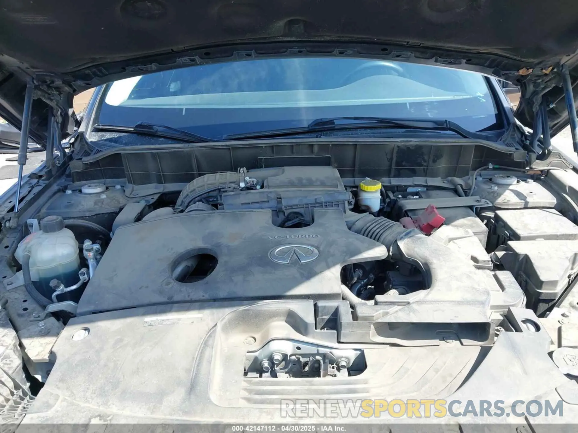 10 Photograph of a damaged car 3PCAJ5AA4NF107602 INFINITI QX50 2022