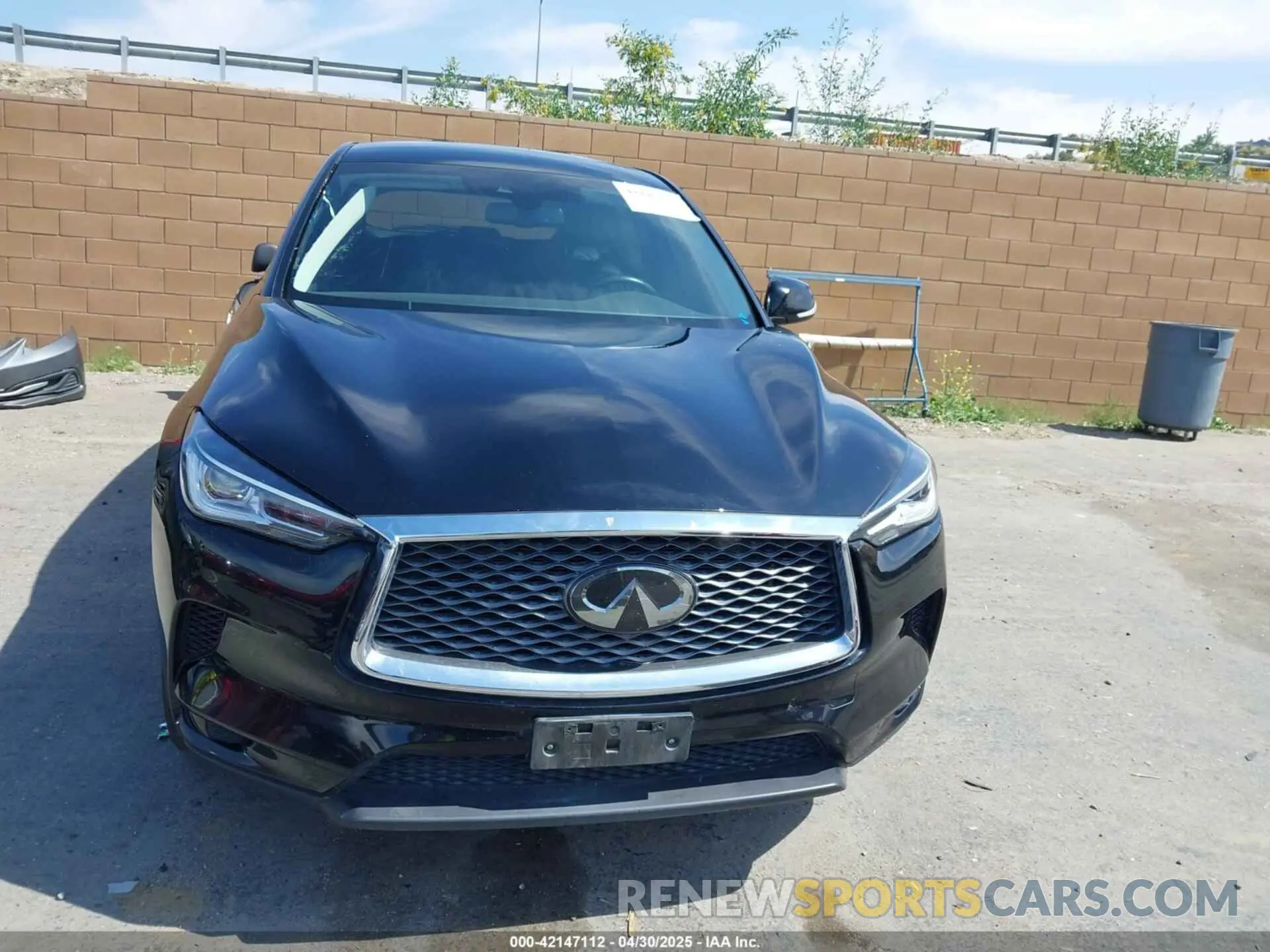 13 Photograph of a damaged car 3PCAJ5AA4NF107602 INFINITI QX50 2022