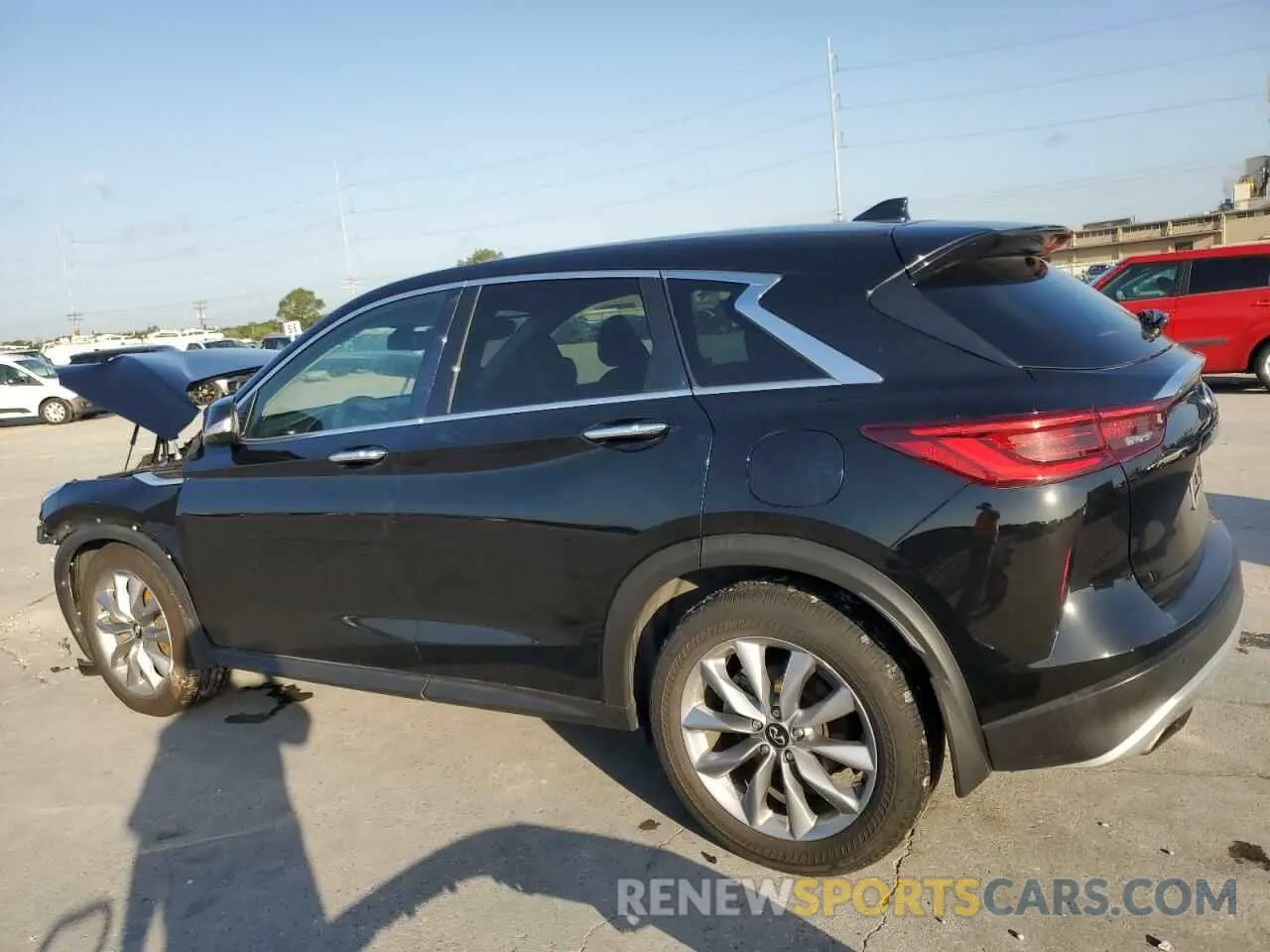 2 Photograph of a damaged car 3PCAJ5AA9NF117753 INFINITI QX50 2022