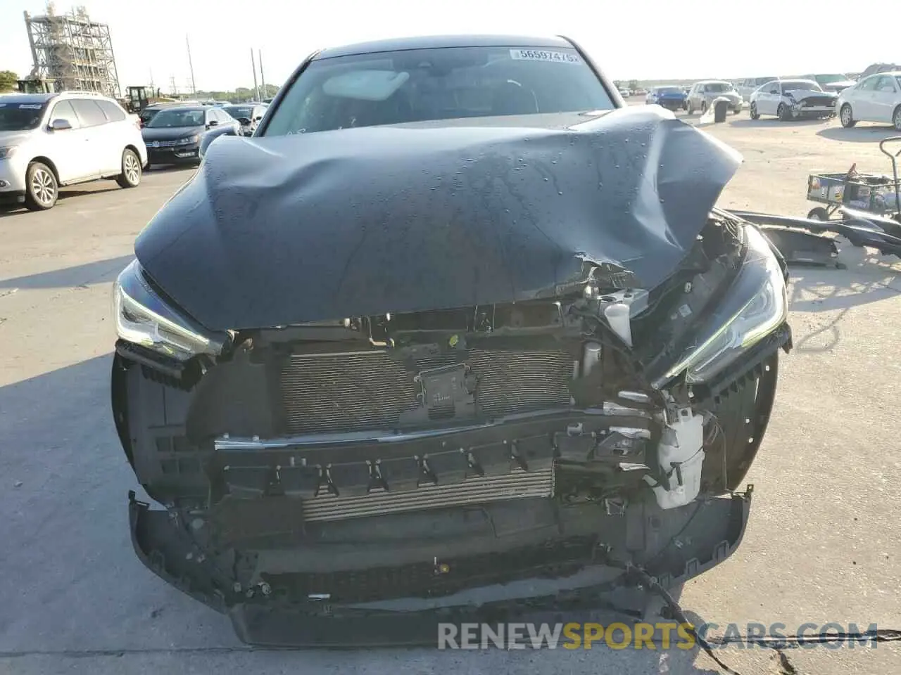 5 Photograph of a damaged car 3PCAJ5AA9NF117753 INFINITI QX50 2022