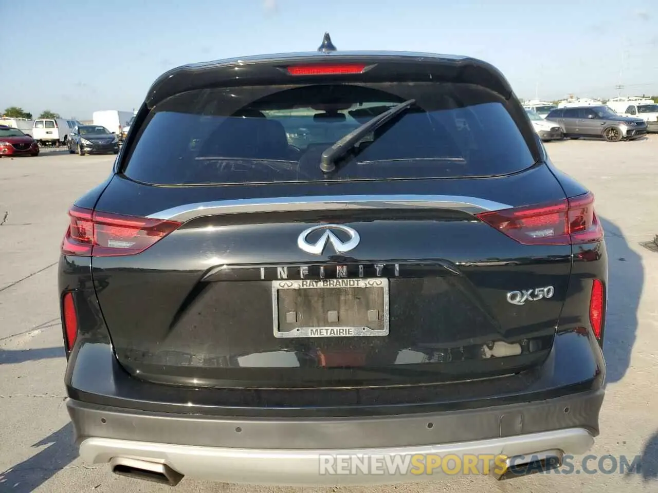 6 Photograph of a damaged car 3PCAJ5AA9NF117753 INFINITI QX50 2022