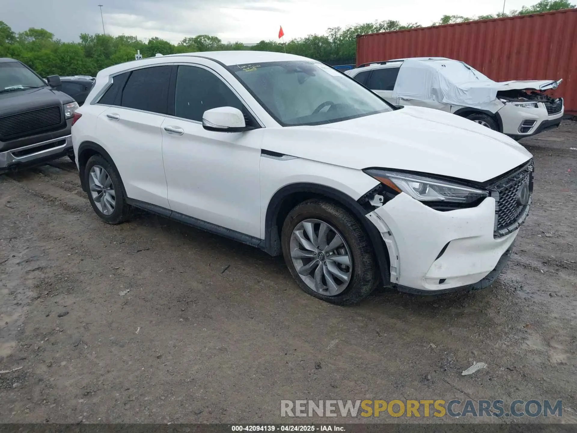 1 Photograph of a damaged car 3PCAJ5AAXNF120421 INFINITI QX50 2022