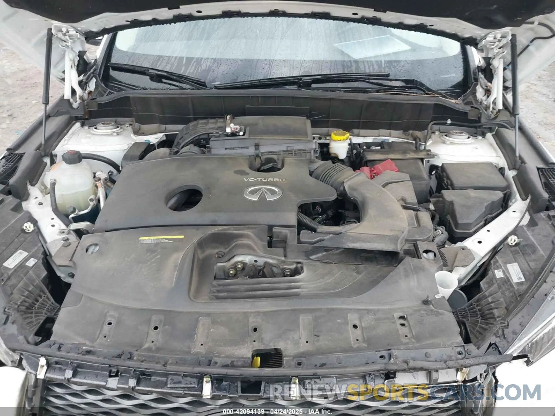 10 Photograph of a damaged car 3PCAJ5AAXNF120421 INFINITI QX50 2022
