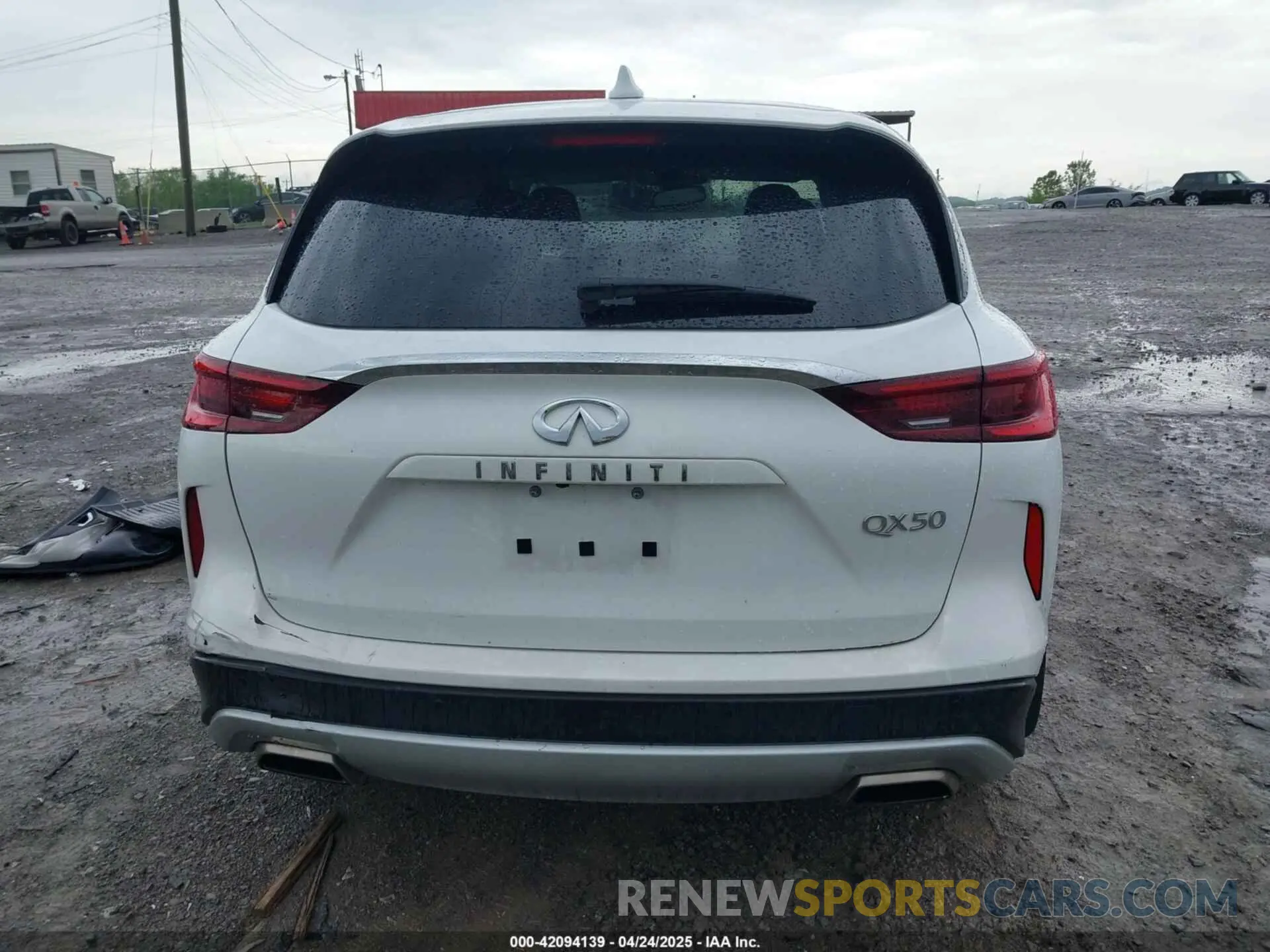 16 Photograph of a damaged car 3PCAJ5AAXNF120421 INFINITI QX50 2022