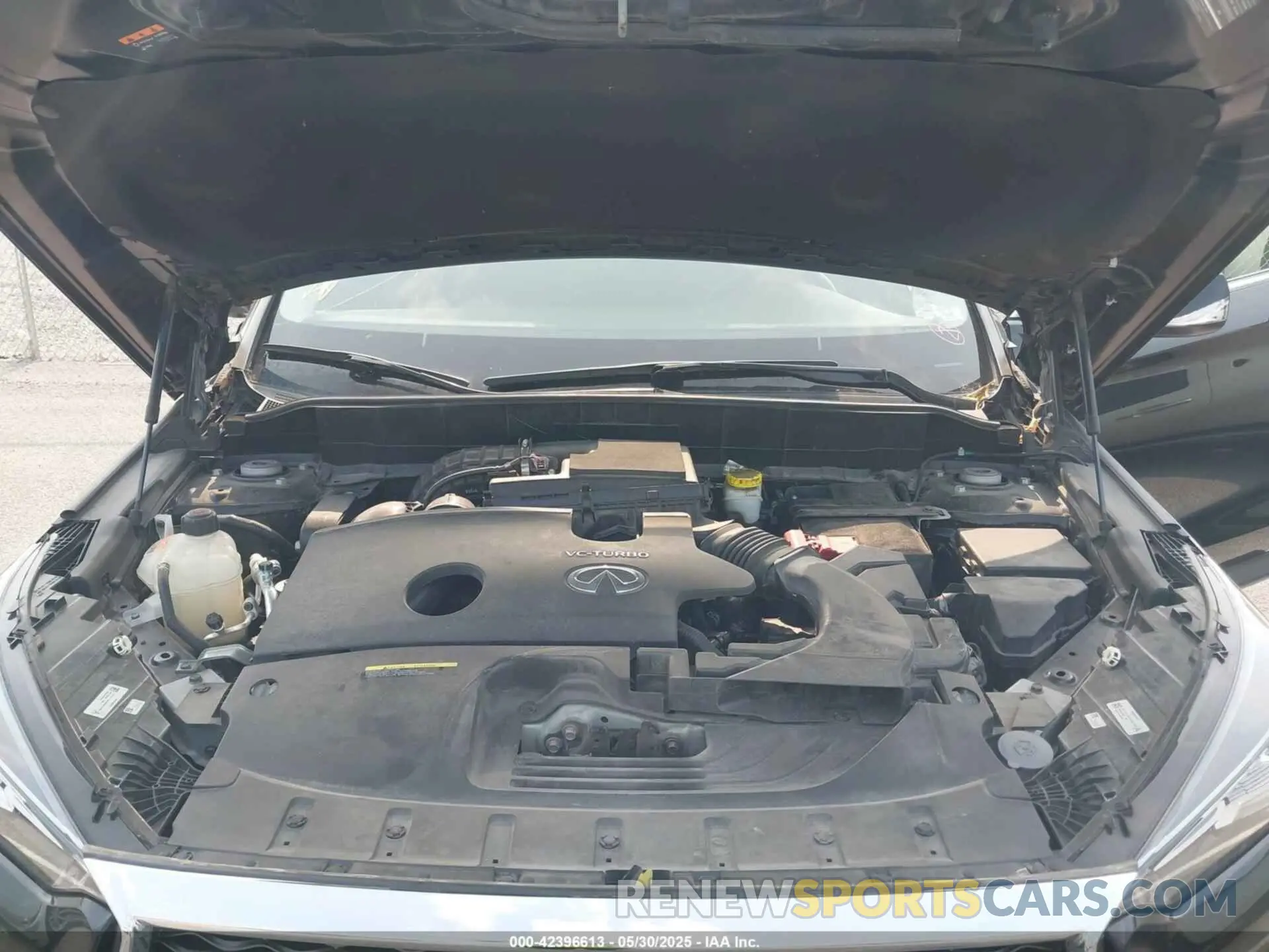 10 Photograph of a damaged car 3PCAJ5AB2NF109454 INFINITI QX50 2022