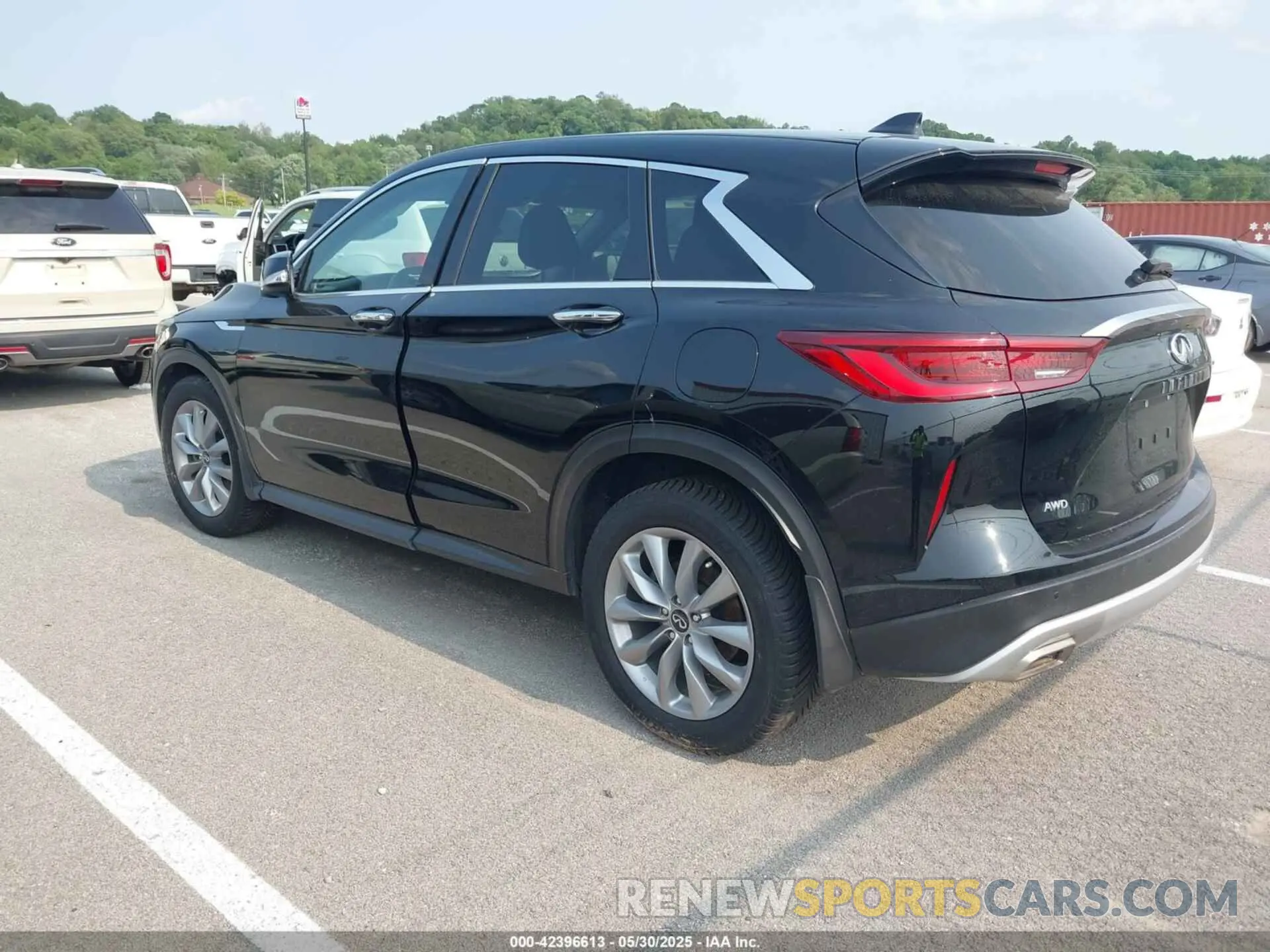 3 Photograph of a damaged car 3PCAJ5AB2NF109454 INFINITI QX50 2022