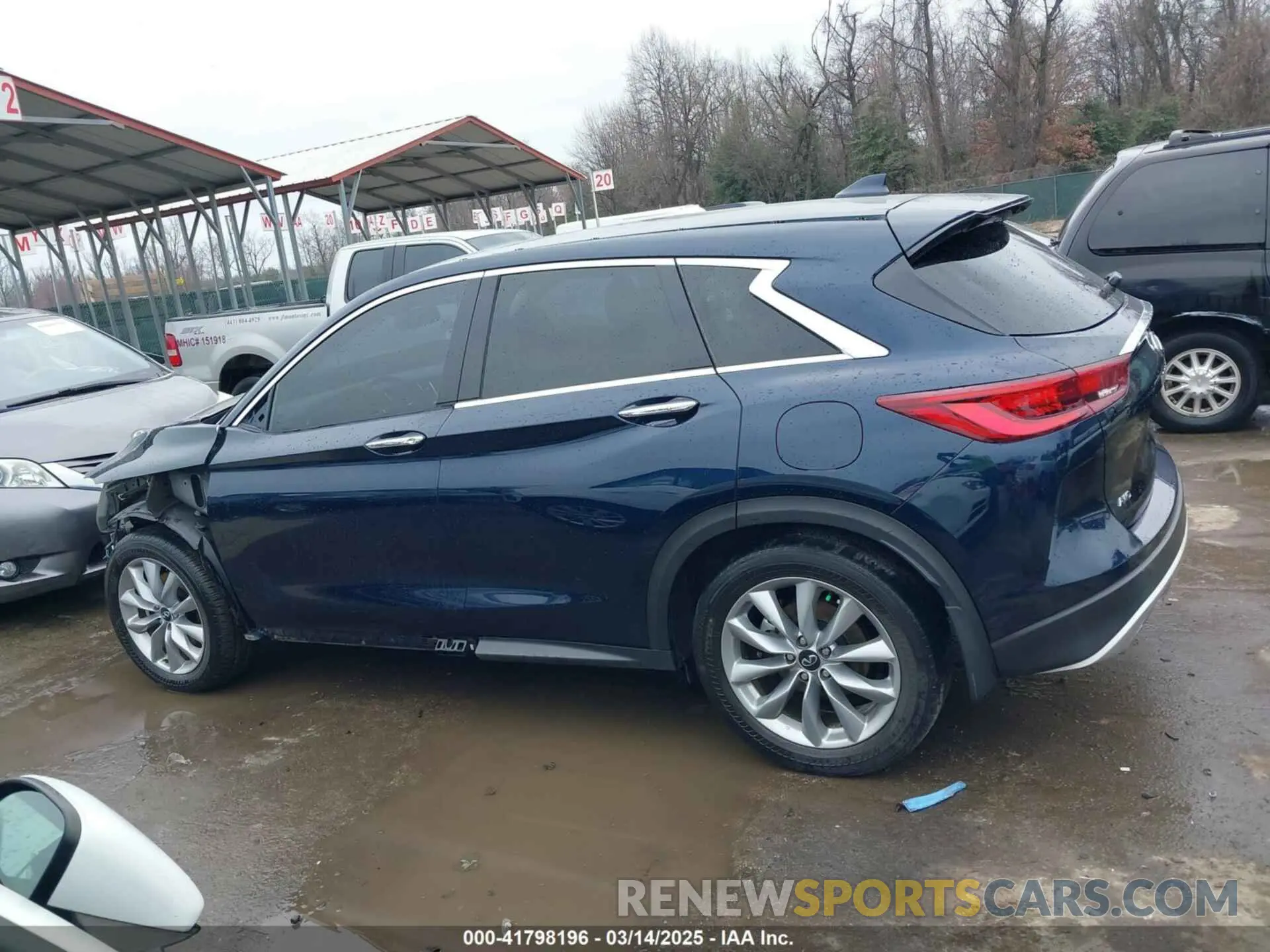 15 Photograph of a damaged car 3PCAJ5AB6NF110784 INFINITI QX50 2022