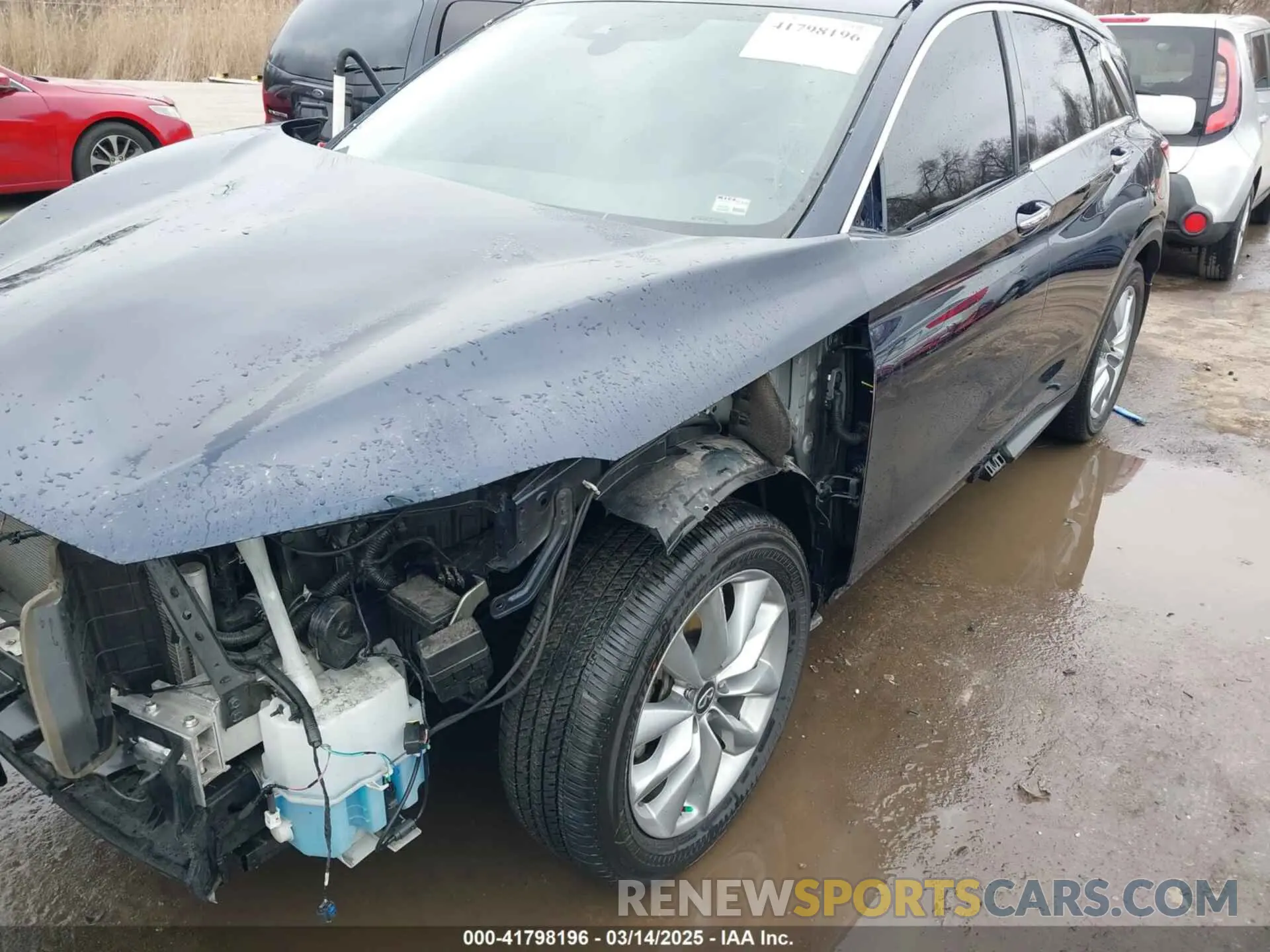19 Photograph of a damaged car 3PCAJ5AB6NF110784 INFINITI QX50 2022