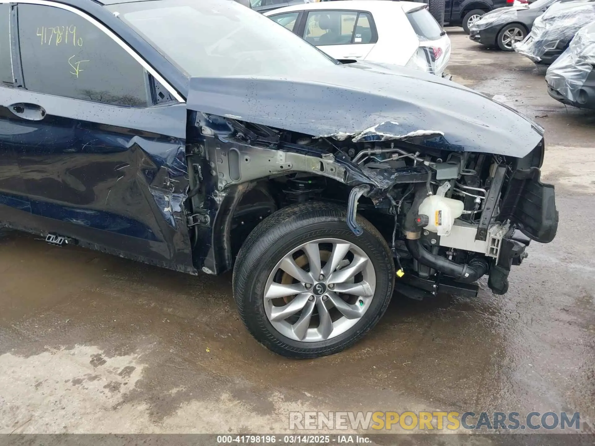 6 Photograph of a damaged car 3PCAJ5AB6NF110784 INFINITI QX50 2022