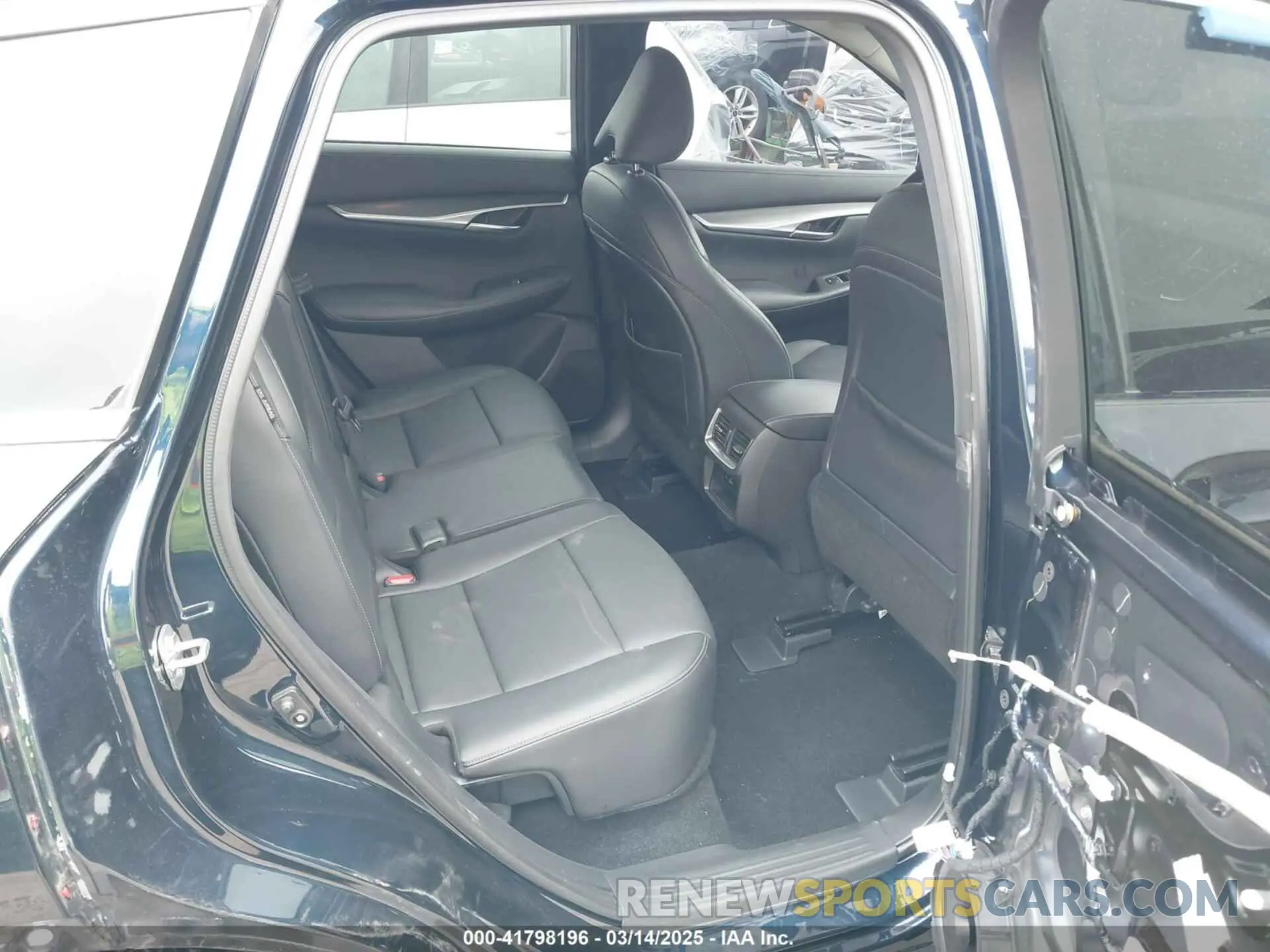 8 Photograph of a damaged car 3PCAJ5AB6NF110784 INFINITI QX50 2022