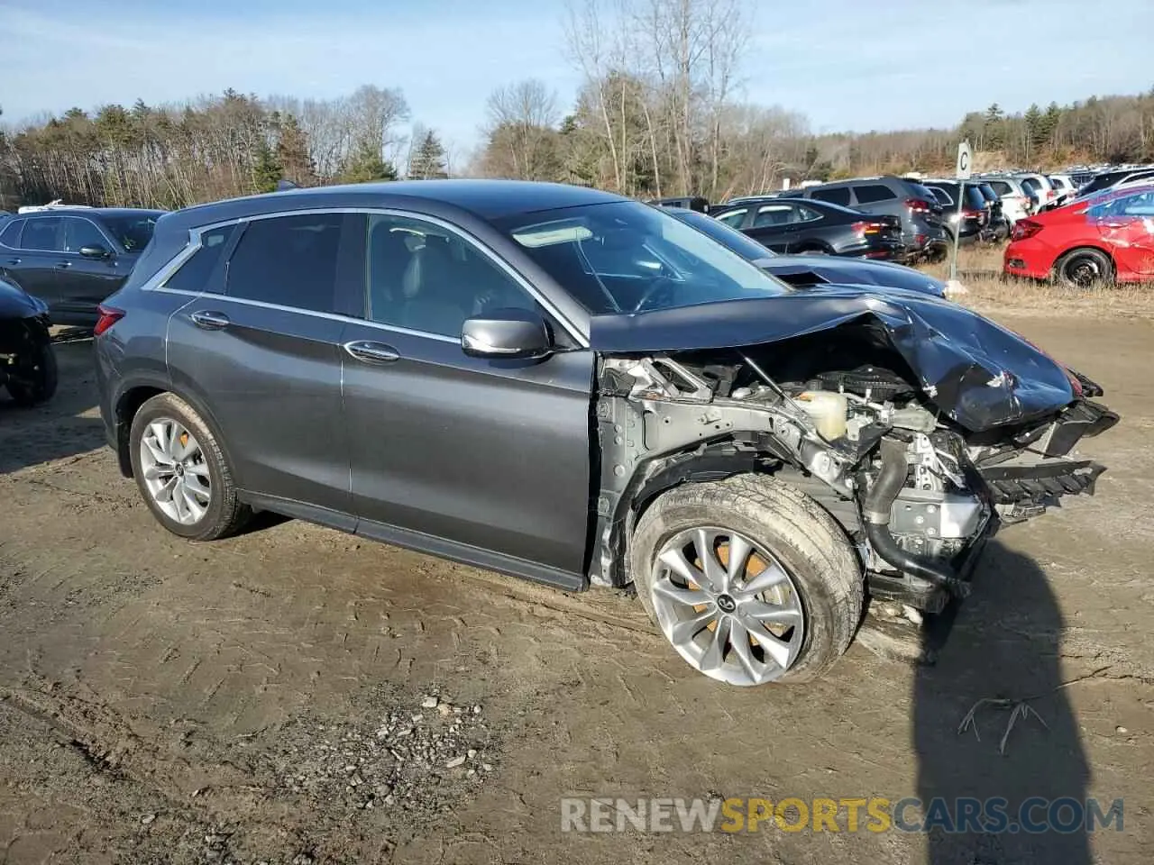 4 Photograph of a damaged car 3PCAJ5AB8NF111516 INFINITI QX50 2022