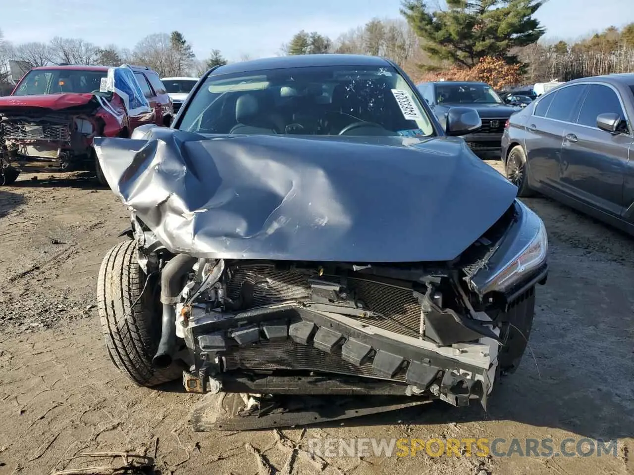 5 Photograph of a damaged car 3PCAJ5AB8NF111516 INFINITI QX50 2022