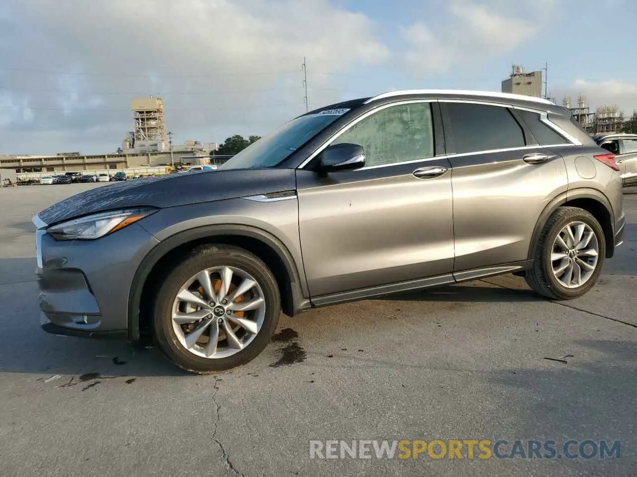 1 Photograph of a damaged car 3PCAJ5BA5NF107929 INFINITI QX50 2022