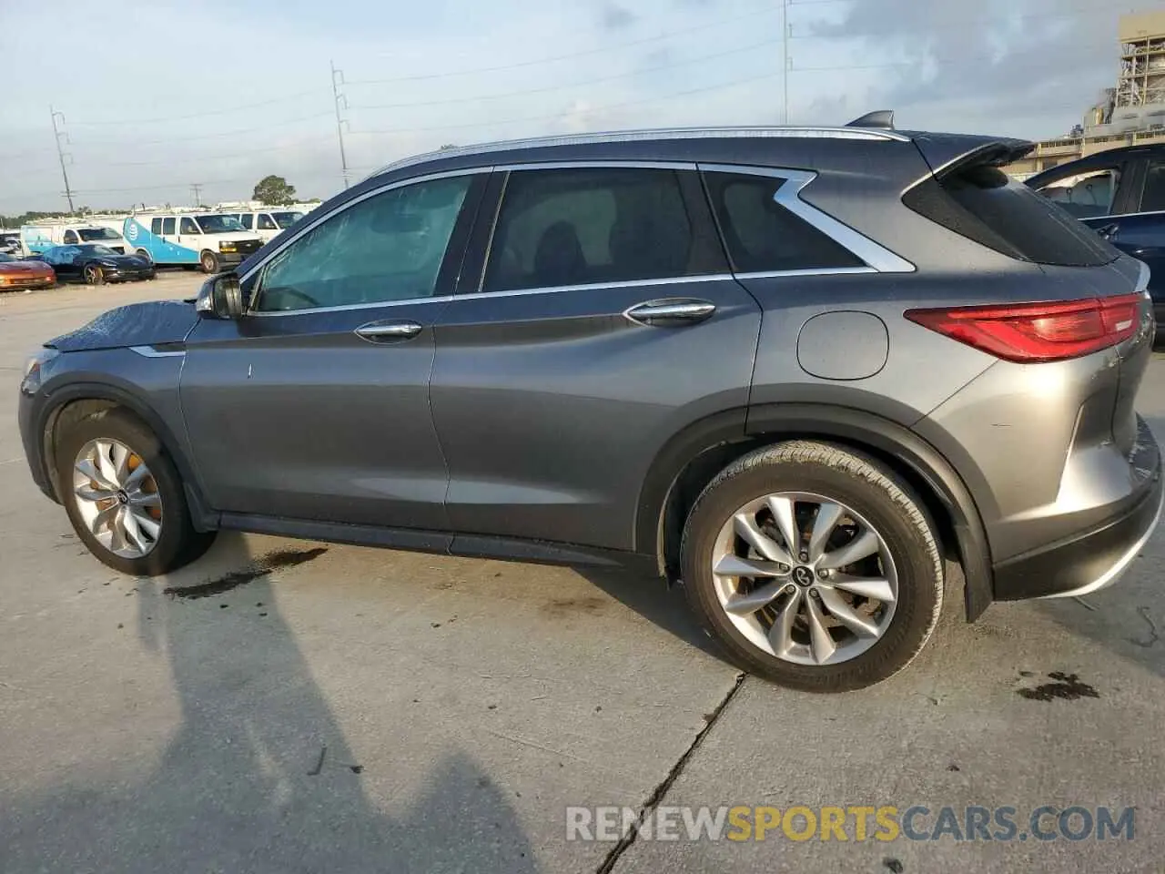 2 Photograph of a damaged car 3PCAJ5BA5NF107929 INFINITI QX50 2022