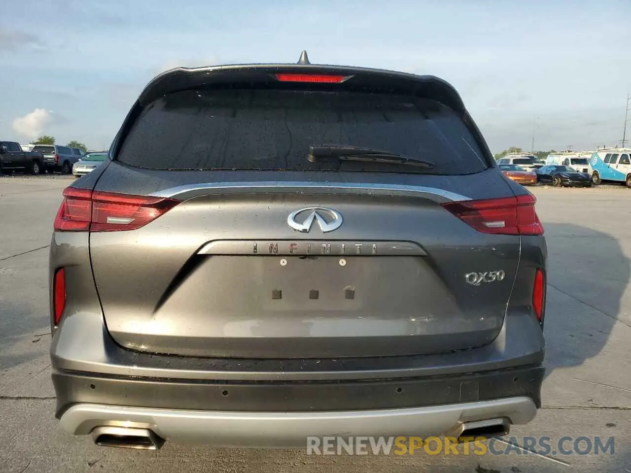 6 Photograph of a damaged car 3PCAJ5BA5NF107929 INFINITI QX50 2022