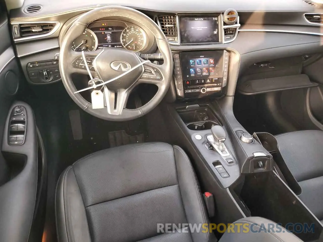 8 Photograph of a damaged car 3PCAJ5BA5NF107929 INFINITI QX50 2022