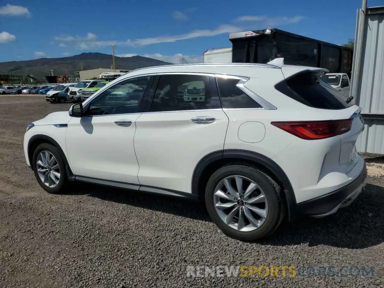 2 Photograph of a damaged car 3PCAJ5BA6NF113786 INFINITI QX50 2022