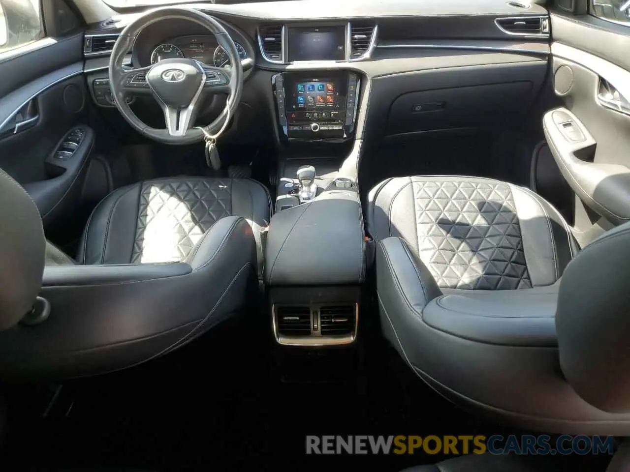 8 Photograph of a damaged car 3PCAJ5BA6NF113786 INFINITI QX50 2022