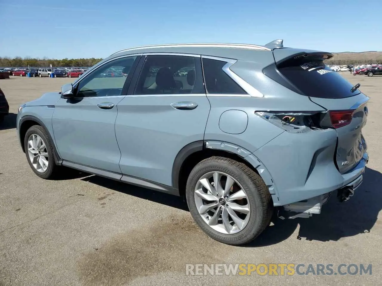 2 Photograph of a damaged car 3PCAJ5BB1NF120556 INFINITI QX50 2022