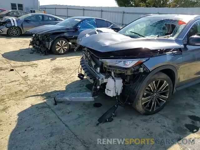11 Photograph of a damaged car 3PCAJ5BB6NF121640 INFINITI QX50 2022
