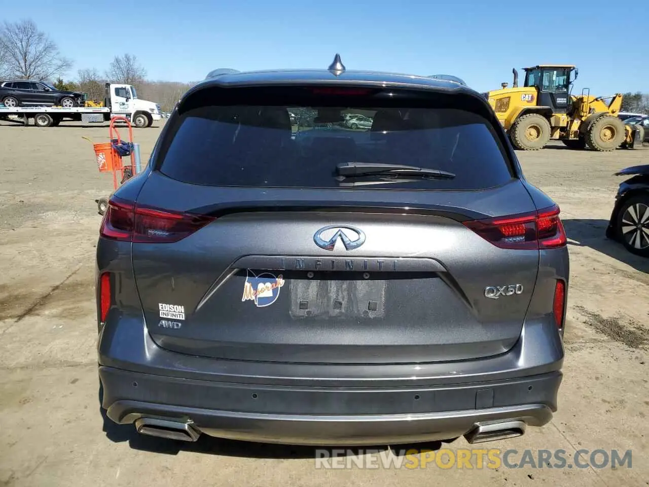 6 Photograph of a damaged car 3PCAJ5BB6NF121640 INFINITI QX50 2022