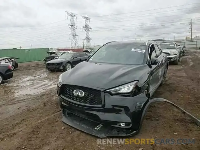 11 Photograph of a damaged car 3PCAJ5BB7NF108198 INFINITI QX50 2022