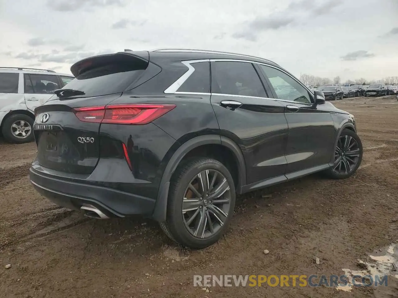 3 Photograph of a damaged car 3PCAJ5BB7NF108198 INFINITI QX50 2022