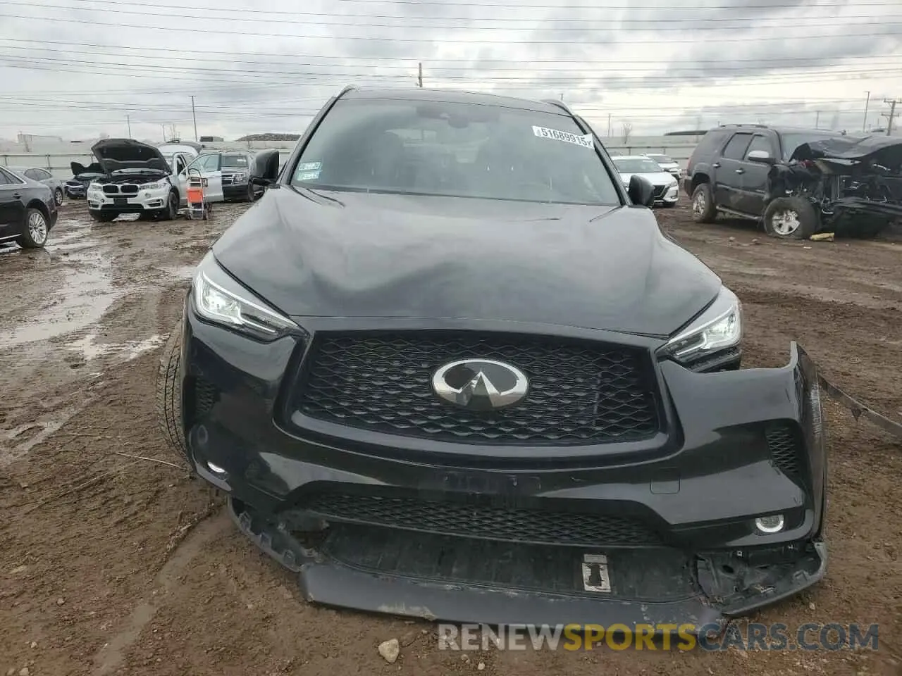 5 Photograph of a damaged car 3PCAJ5BB7NF108198 INFINITI QX50 2022