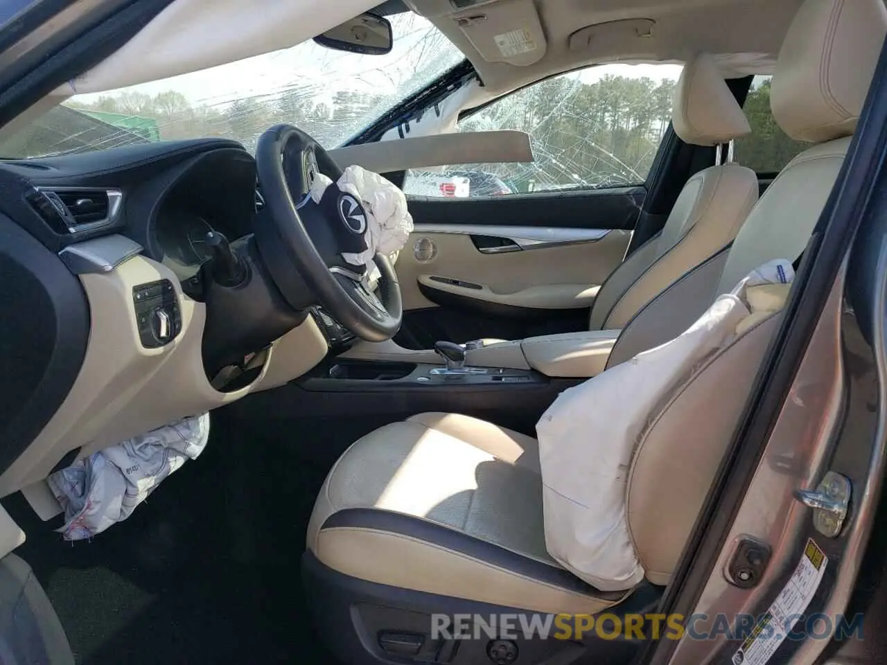 7 Photograph of a damaged car 3PCAJ5CA6NF120638 INFINITI QX50 2022