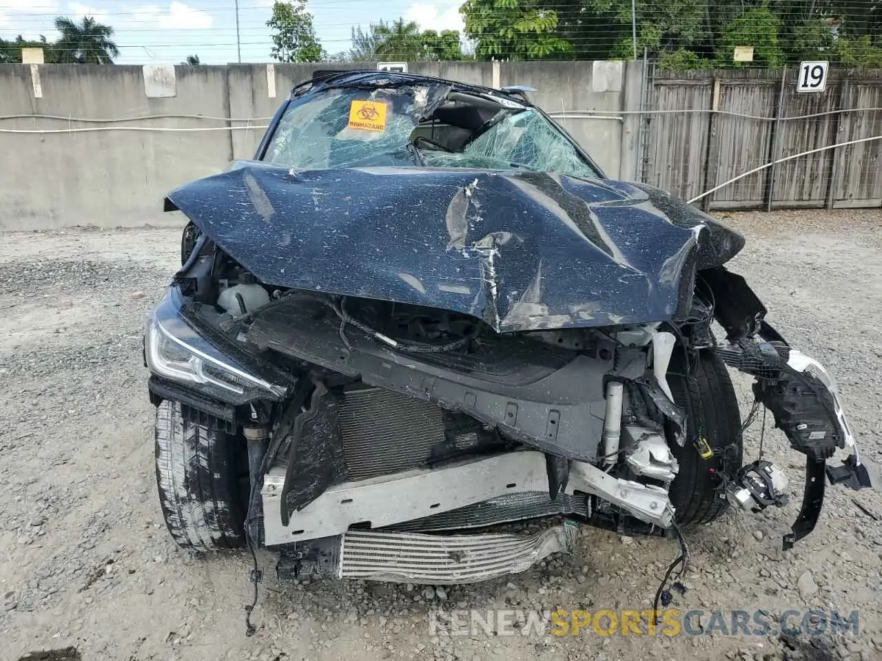 5 Photograph of a damaged car 3PCAJ5CA9NF118057 INFINITI QX50 2022