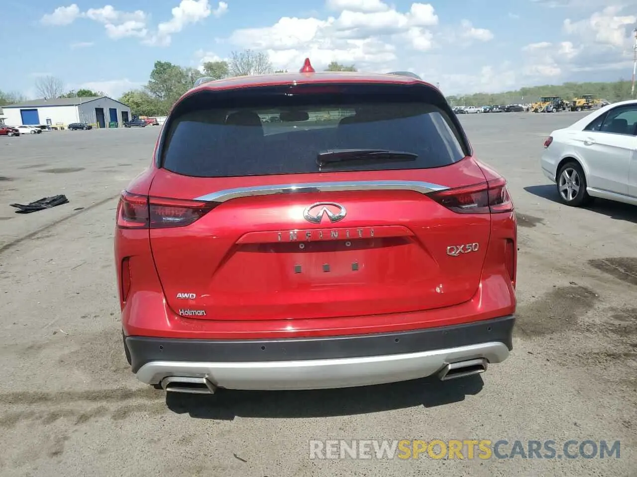 6 Photograph of a damaged car 3PCAJ5EB3NF112972 INFINITI QX50 2022