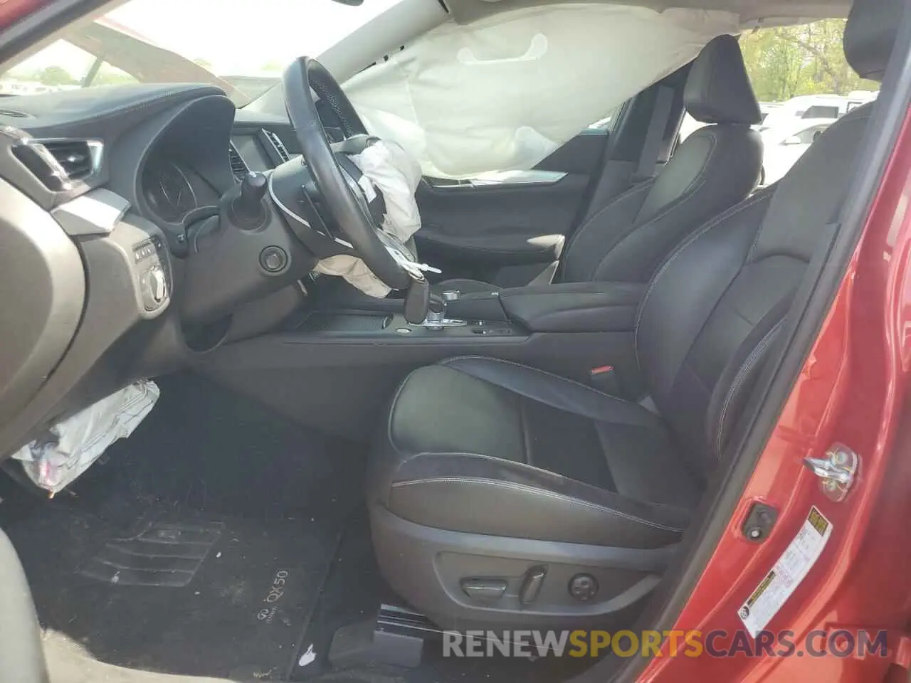 7 Photograph of a damaged car 3PCAJ5EB3NF112972 INFINITI QX50 2022