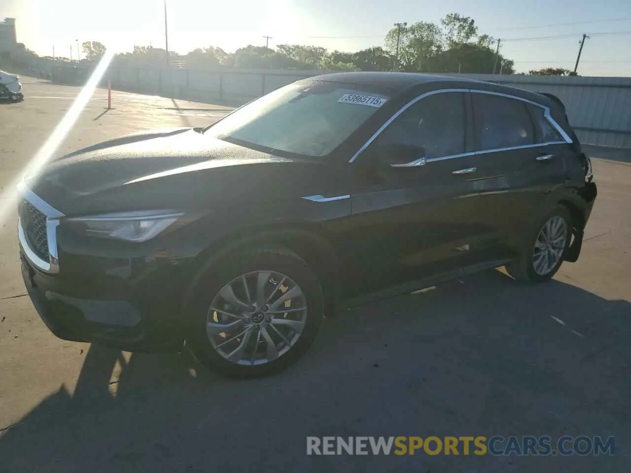 1 Photograph of a damaged car 3PCAJ5AA7PF113901 INFINITI QX50 2023