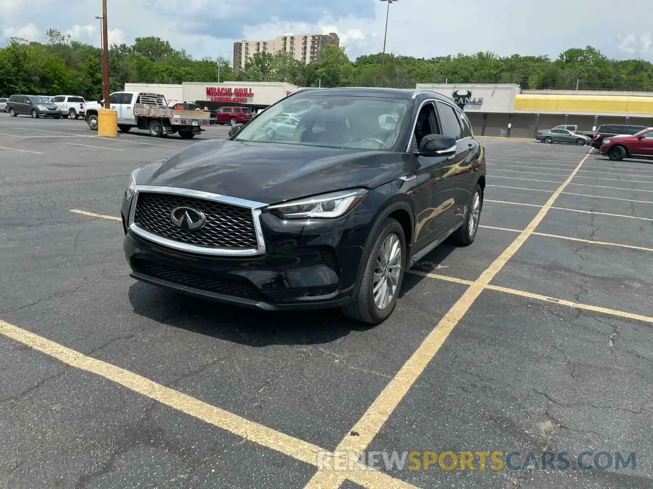2 Photograph of a damaged car 3PCAJ5BA0PF108571 INFINITI QX50 2023