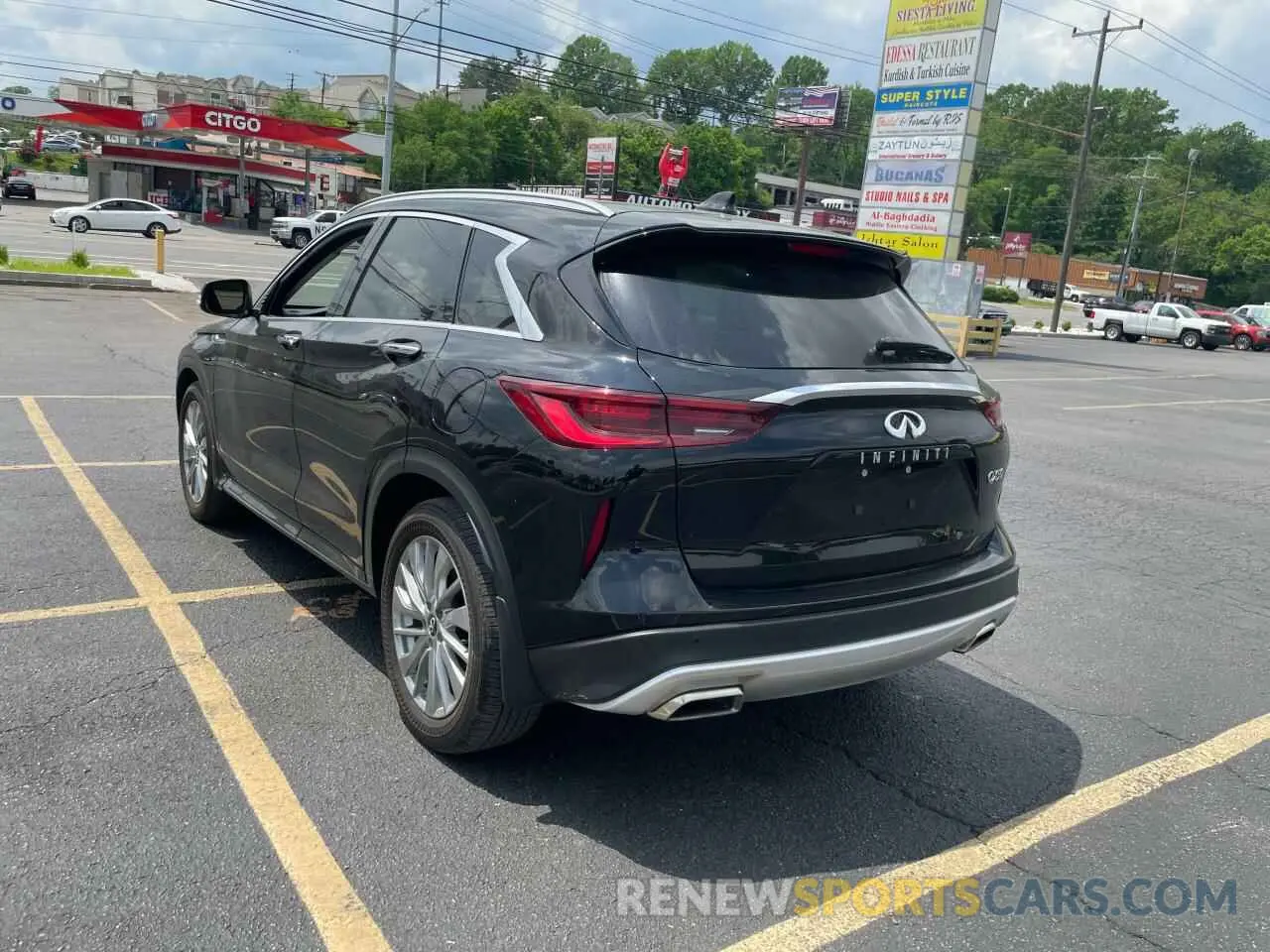 3 Photograph of a damaged car 3PCAJ5BA0PF108571 INFINITI QX50 2023