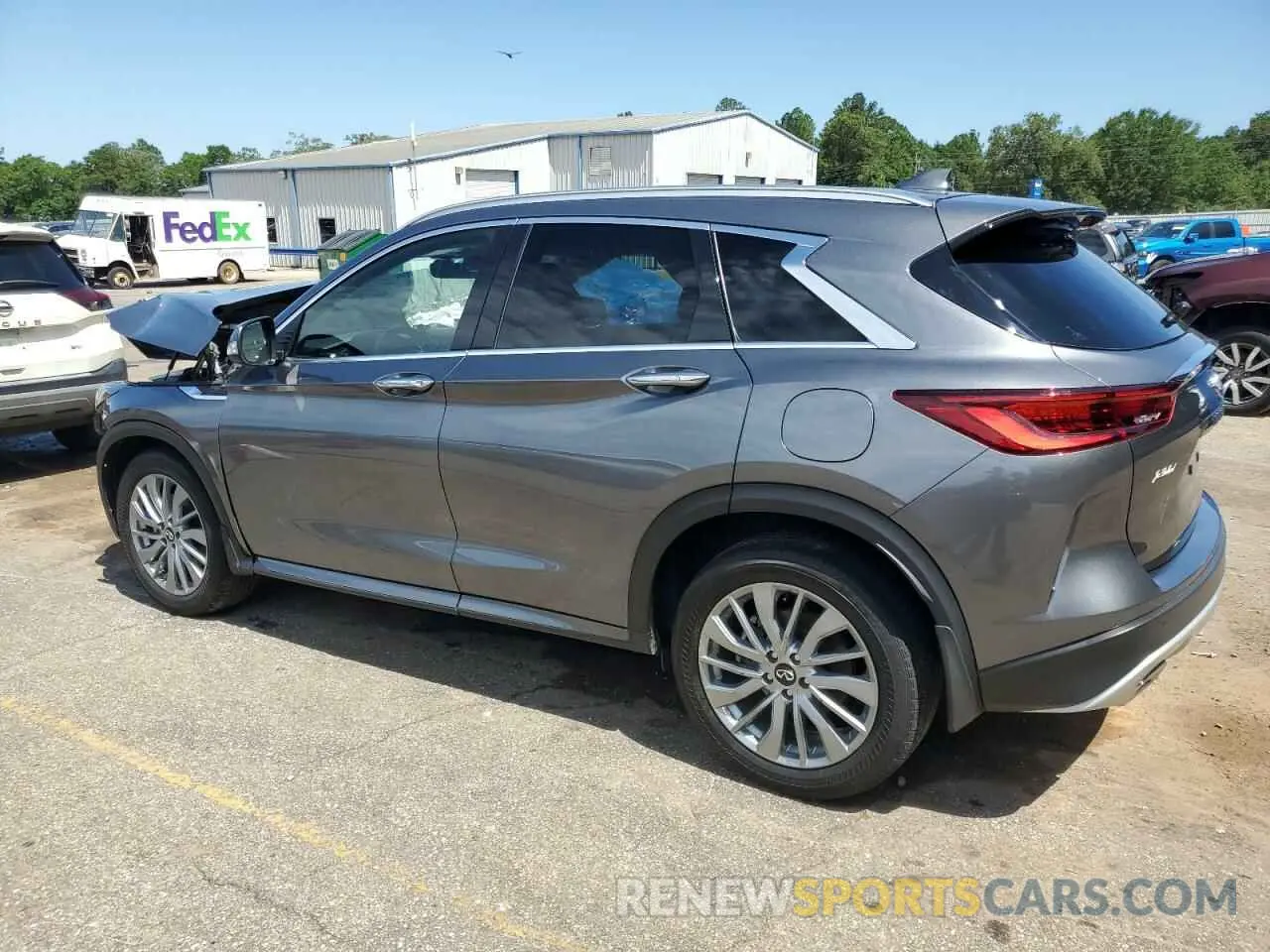 2 Photograph of a damaged car 3PCAJ5BA1PF111754 INFINITI QX50 2023