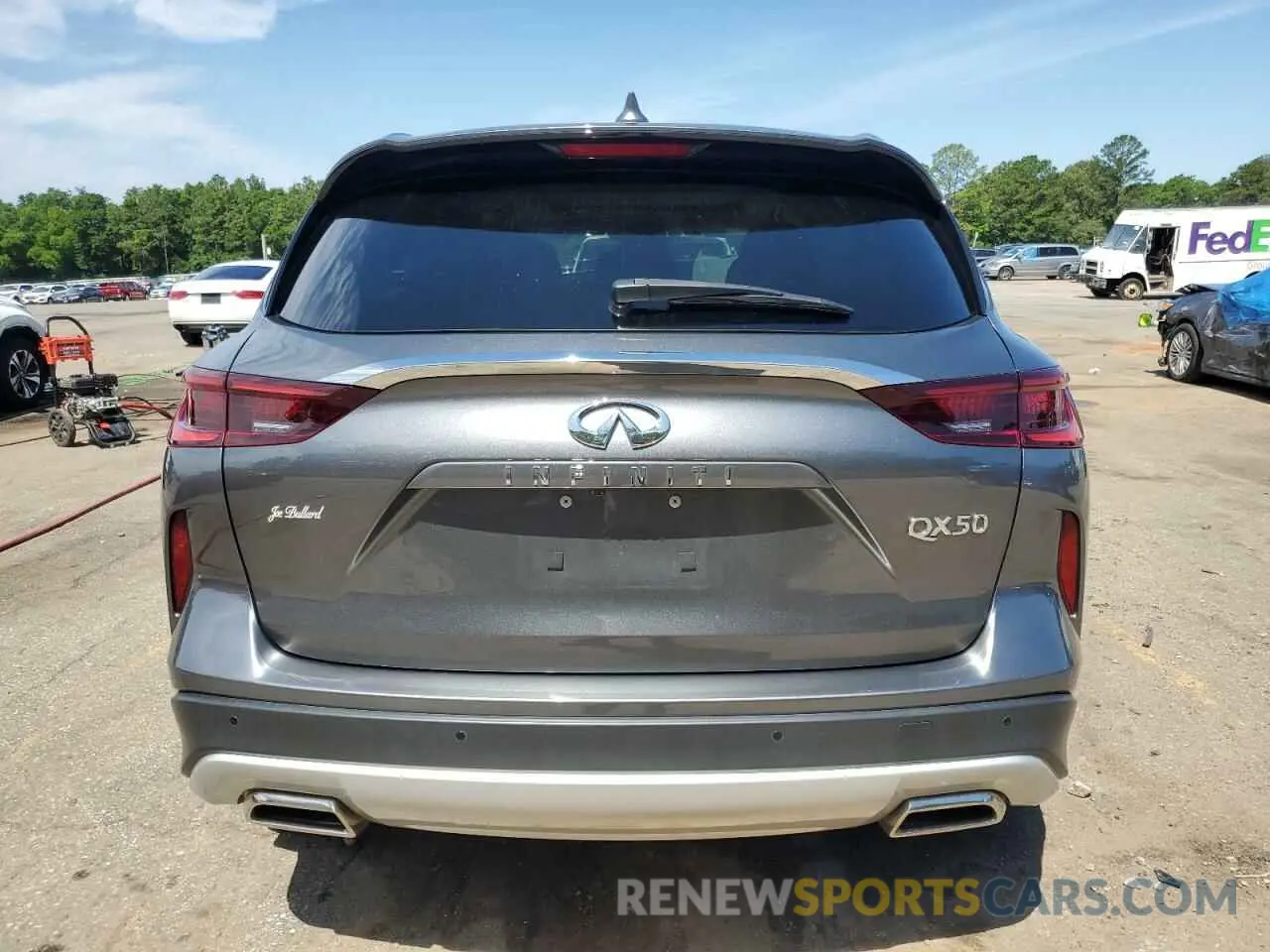 6 Photograph of a damaged car 3PCAJ5BA1PF111754 INFINITI QX50 2023