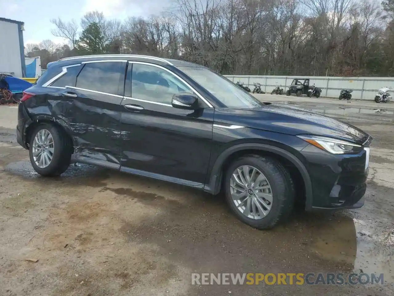 4 Photograph of a damaged car 3PCAJ5BA1PF117604 INFINITI QX50 2023