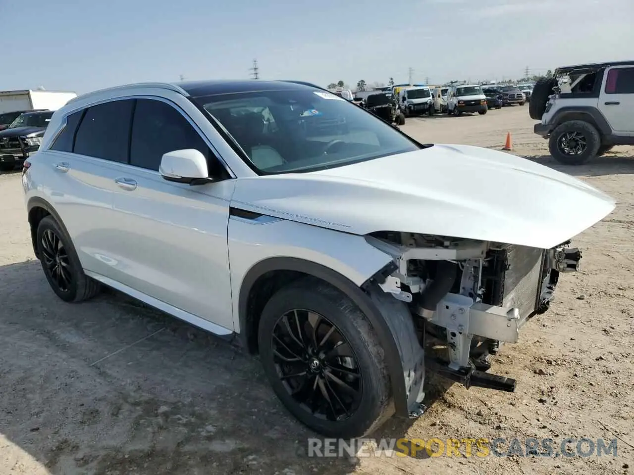 4 Photograph of a damaged car 3PCAJ5BA2PF103582 INFINITI QX50 2023