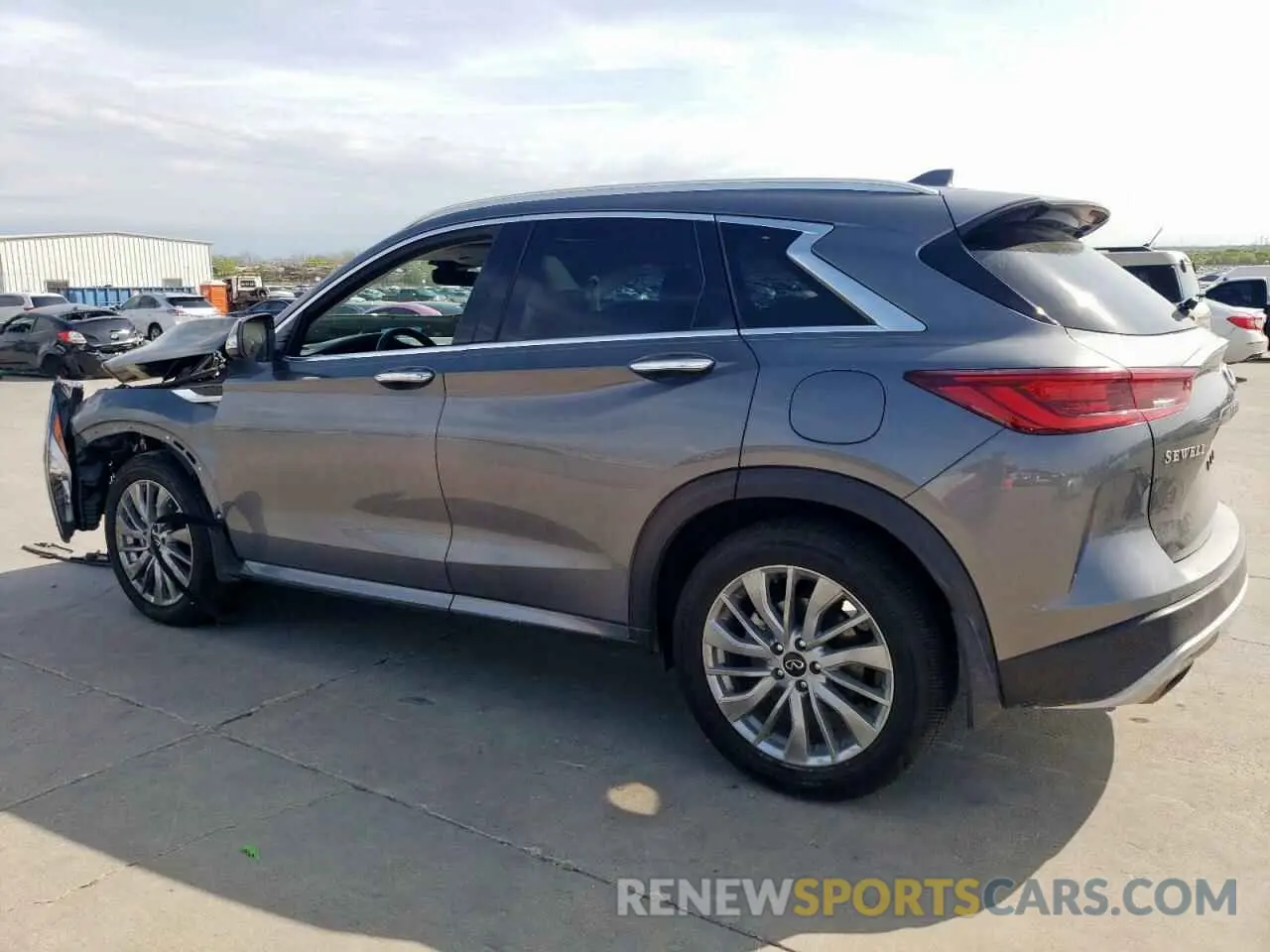 2 Photograph of a damaged car 3PCAJ5BA3PF105275 INFINITI QX50 2023