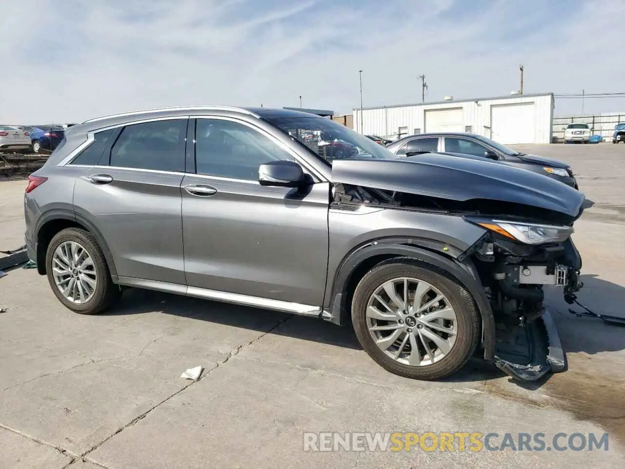 4 Photograph of a damaged car 3PCAJ5BA3PF105275 INFINITI QX50 2023