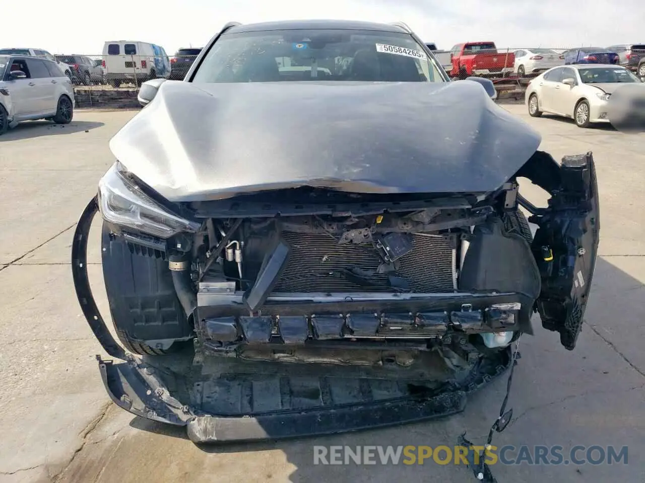 5 Photograph of a damaged car 3PCAJ5BA3PF105275 INFINITI QX50 2023