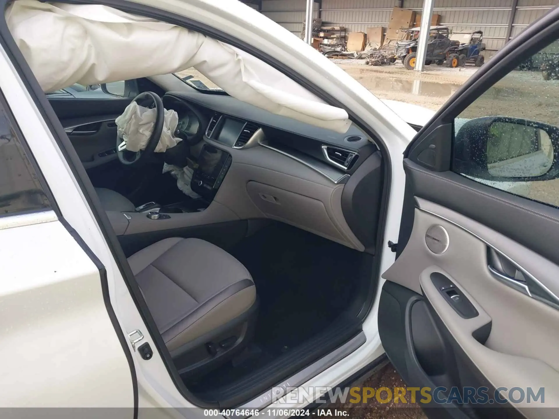 5 Photograph of a damaged car 3PCAJ5BA3PF114574 INFINITI QX50 2023
