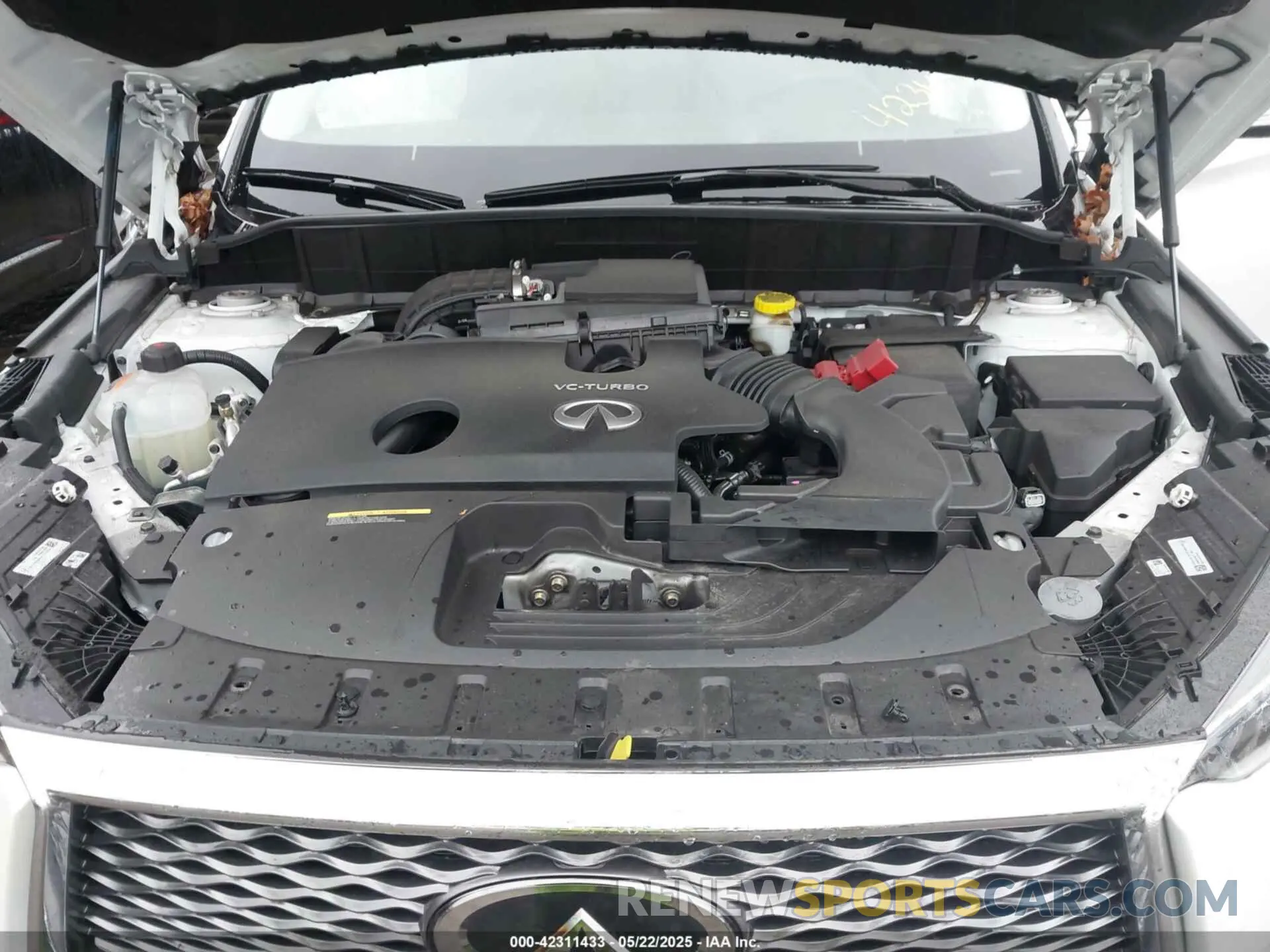 10 Photograph of a damaged car 3PCAJ5BA5PF116908 INFINITI QX50 2023