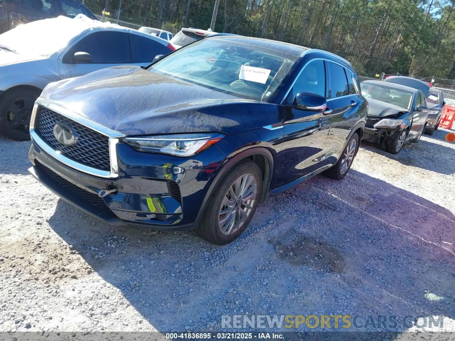 2 Photograph of a damaged car 3PCAJ5BA6PF104962 INFINITI QX50 2023