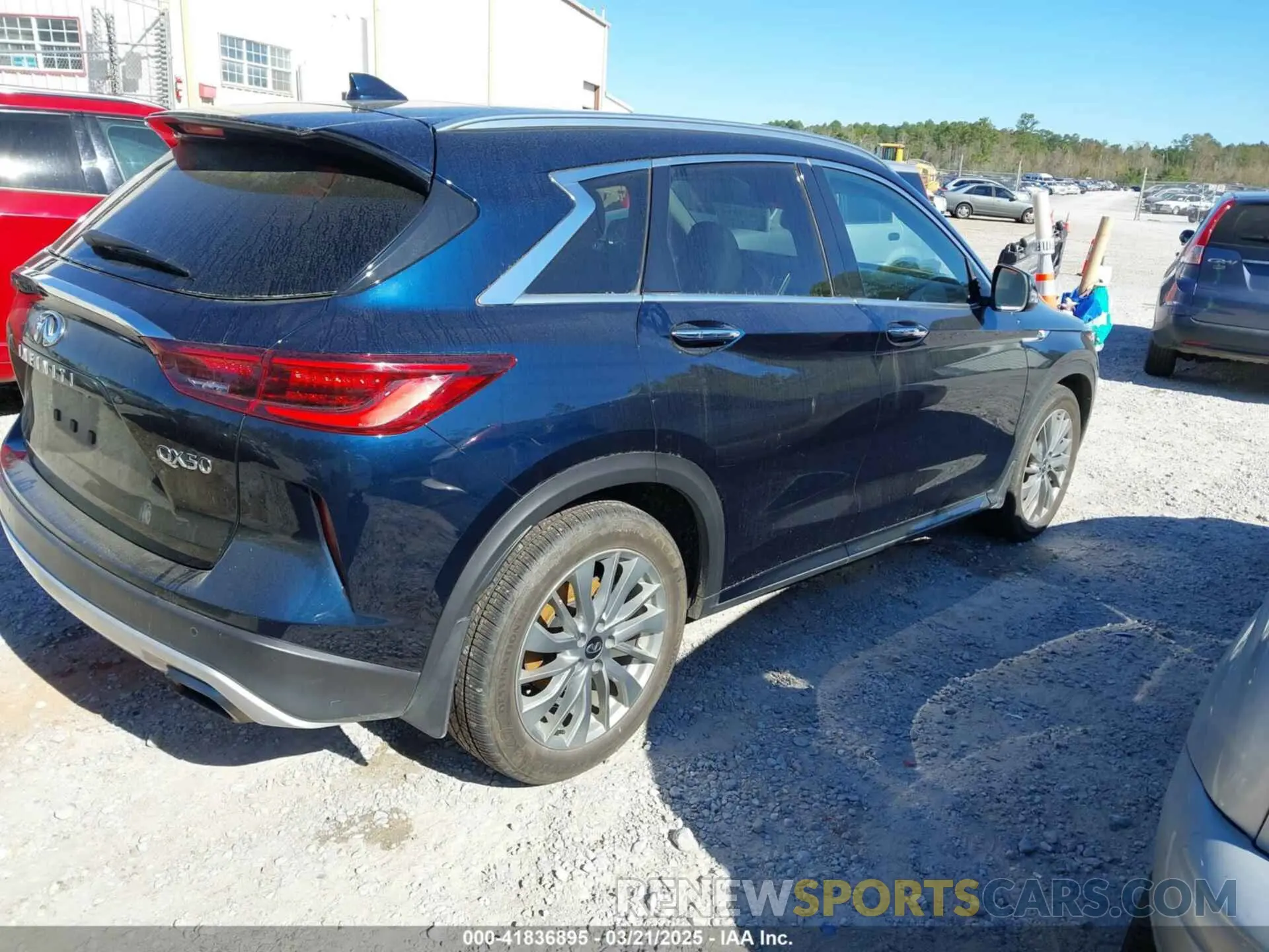 4 Photograph of a damaged car 3PCAJ5BA6PF104962 INFINITI QX50 2023