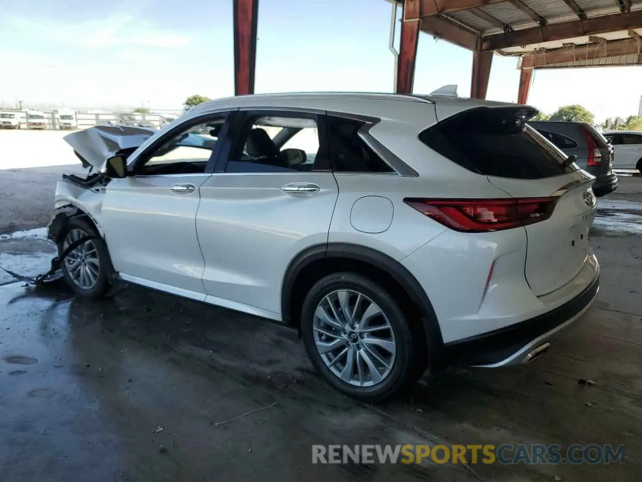 2 Photograph of a damaged car 3PCAJ5BA6PF120790 INFINITI QX50 2023