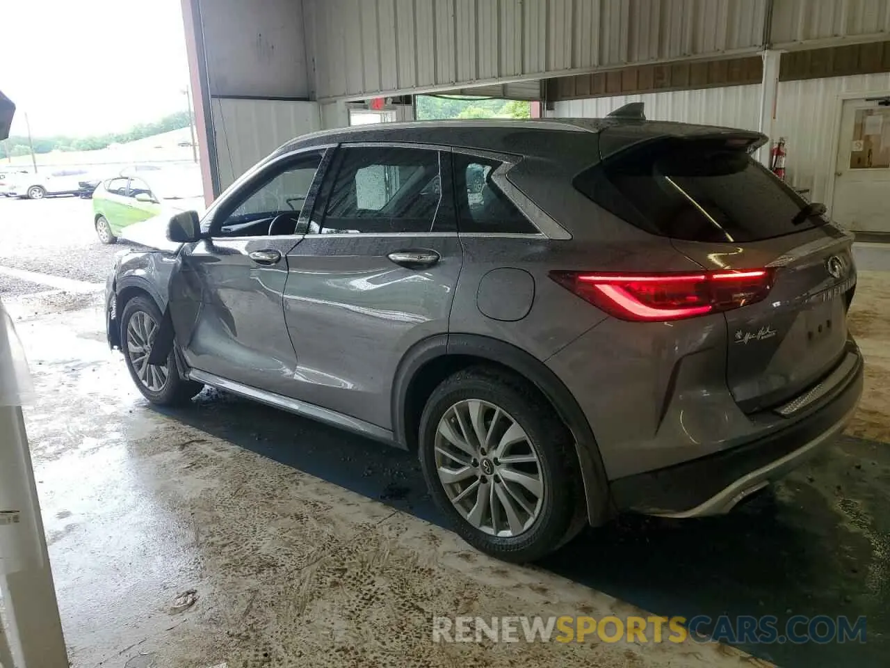 2 Photograph of a damaged car 3PCAJ5BA7PF103254 INFINITI QX50 2023