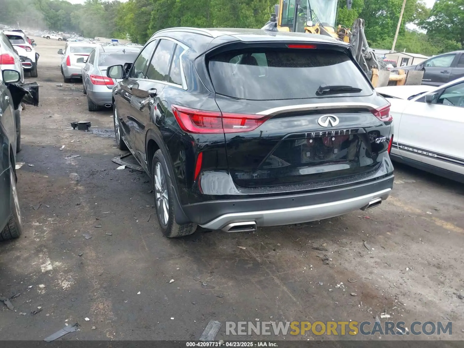 3 Photograph of a damaged car 3PCAJ5BA7PF116022 INFINITI QX50 2023