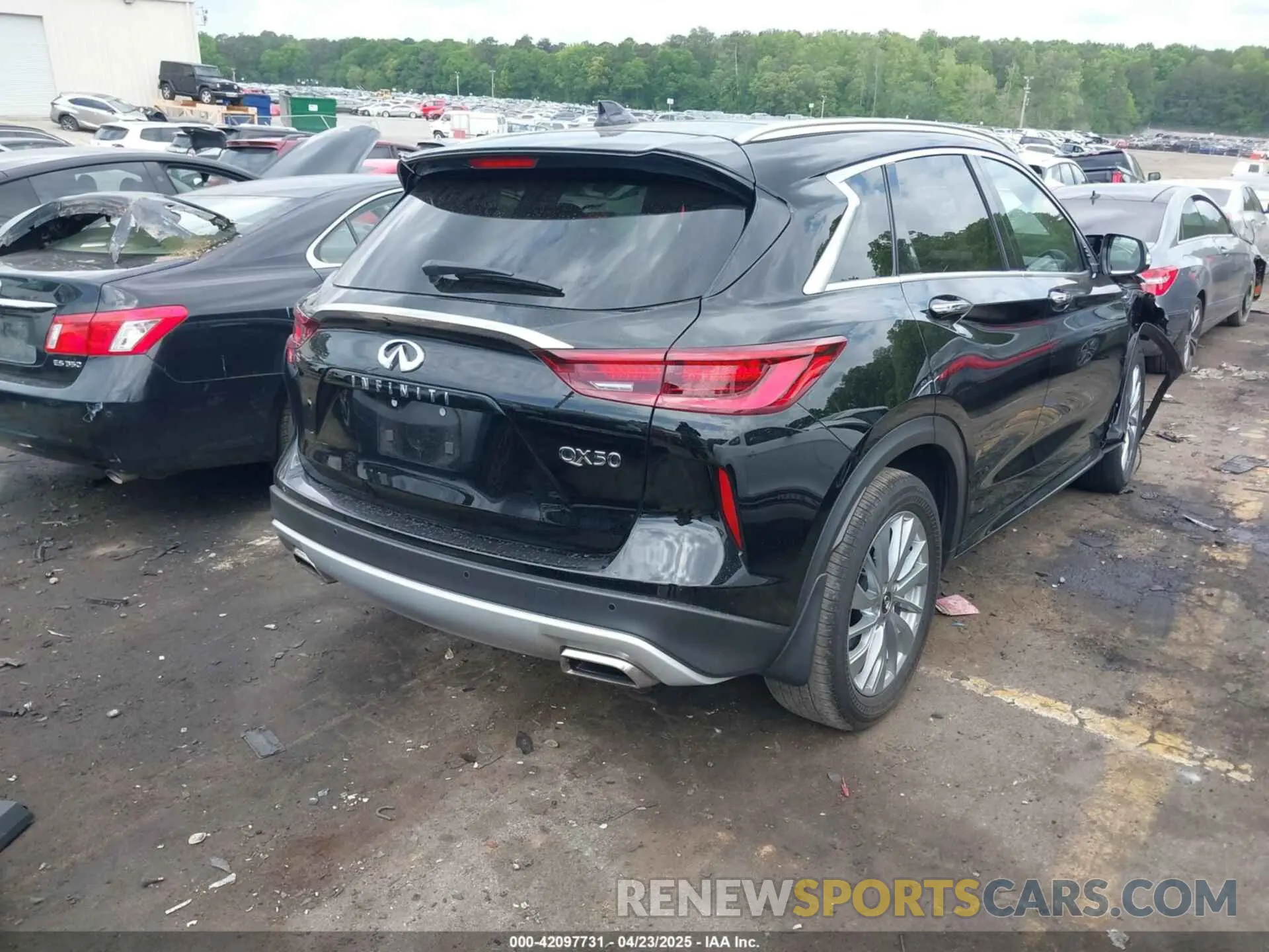 4 Photograph of a damaged car 3PCAJ5BA7PF116022 INFINITI QX50 2023